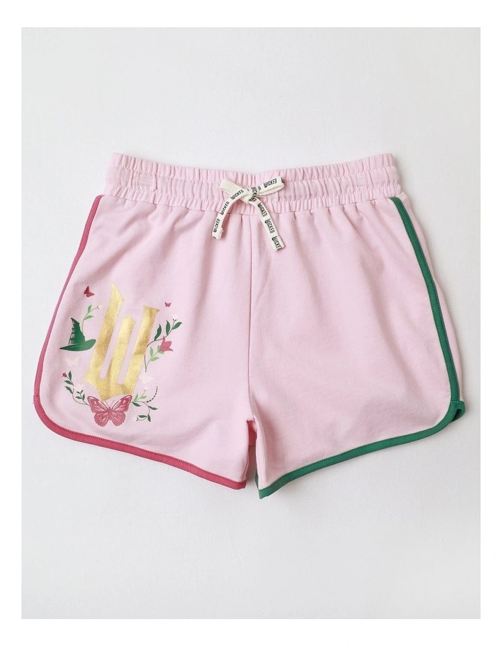 Wicked Double Colour Terry Shorts in Vanilla image 1