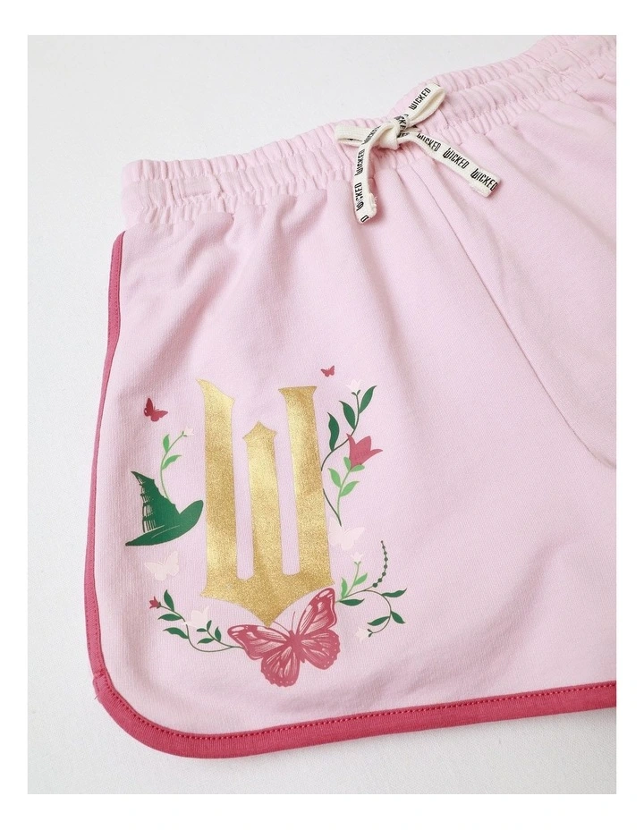 Wicked Double Colour Terry Shorts in Vanilla image 3