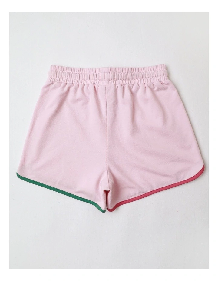 Wicked Double Colour Terry Shorts in Vanilla image 3