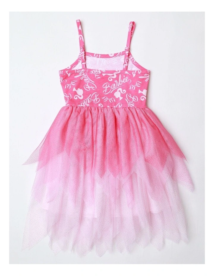 Barbie Bow Tulle Party Dress in Hot Pink image 5