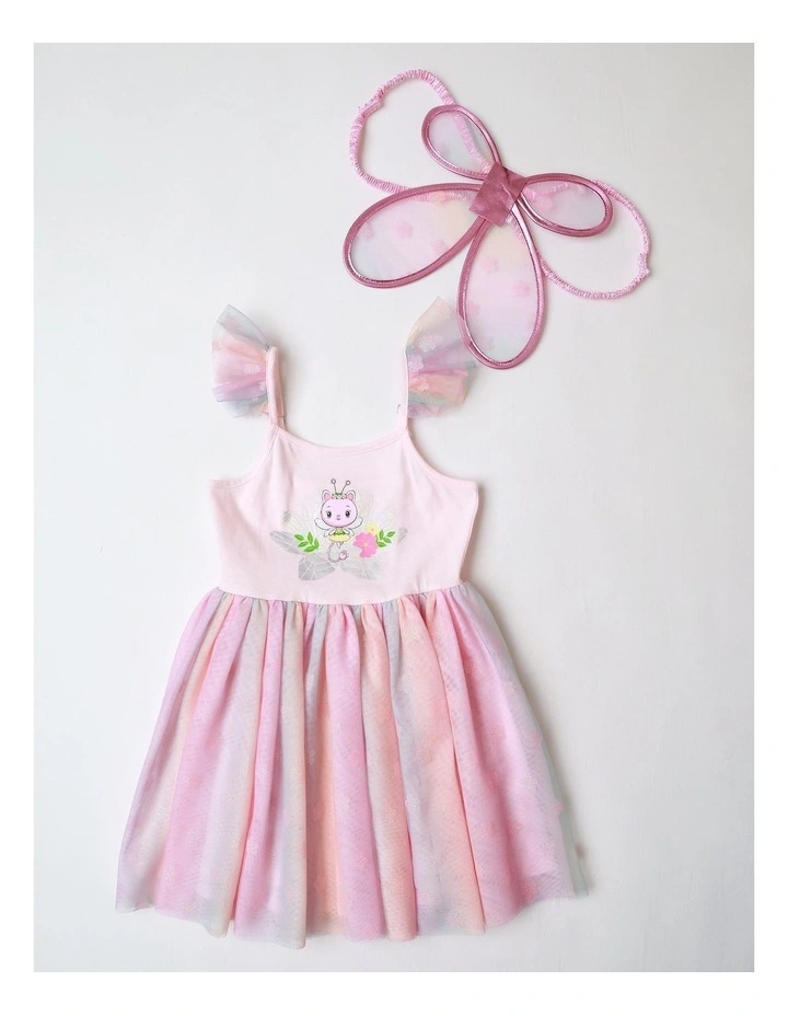 Gabby'S Dollhouse Kitty Fairy Dress in Light Pink image 1