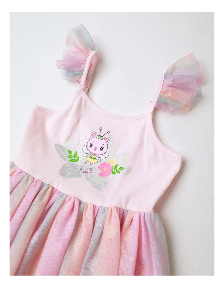 Gabby'S Dollhouse Kitty Fairy Dress in Light Pink image 2