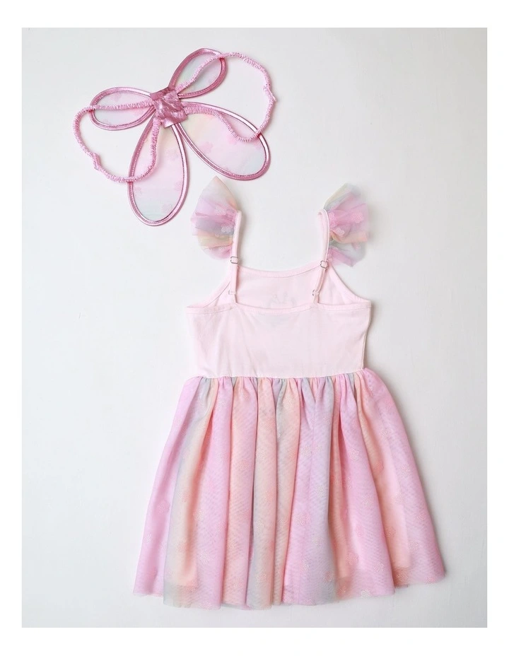 Gabby'S Dollhouse Kitty Fairy Dress in Light Pink image 3