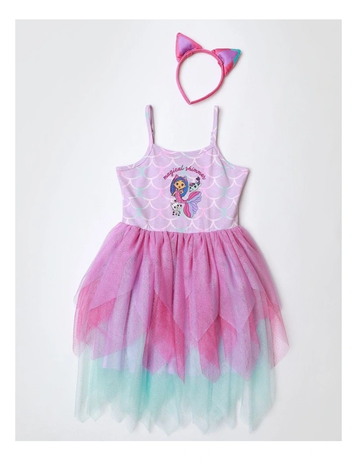 Gabby's Dollhouse Mercat Tulle Party Dress in Light Purple image 1