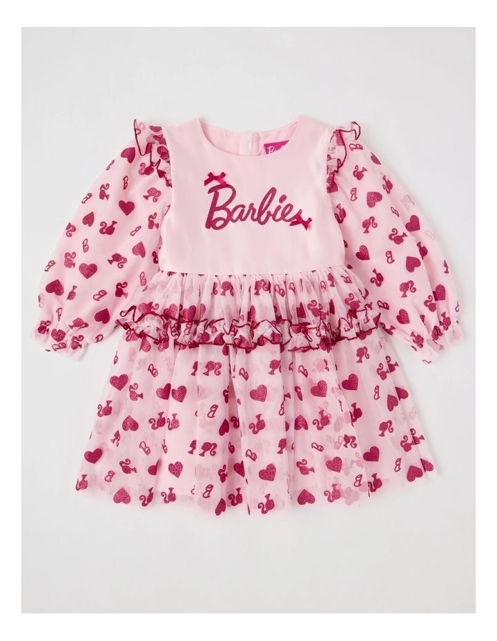 Barbie Tulle Dress in Pink image 1
