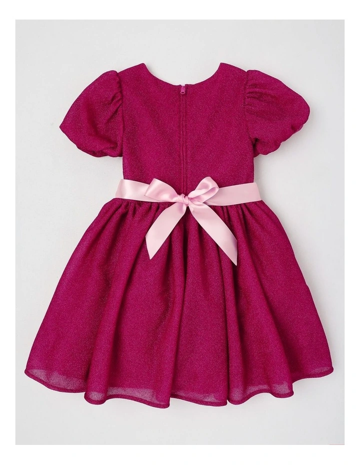Barbie Glitter Tulle Dress in Magenta image 2