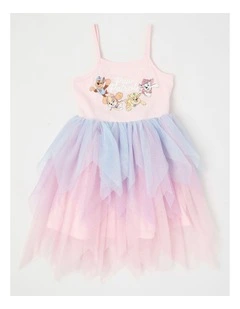 Paw Petrol Ombre Tulle Dress in Pearl