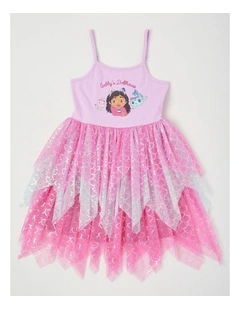 Gabby's Dollhouse Foil Tulle Dress in Orchid