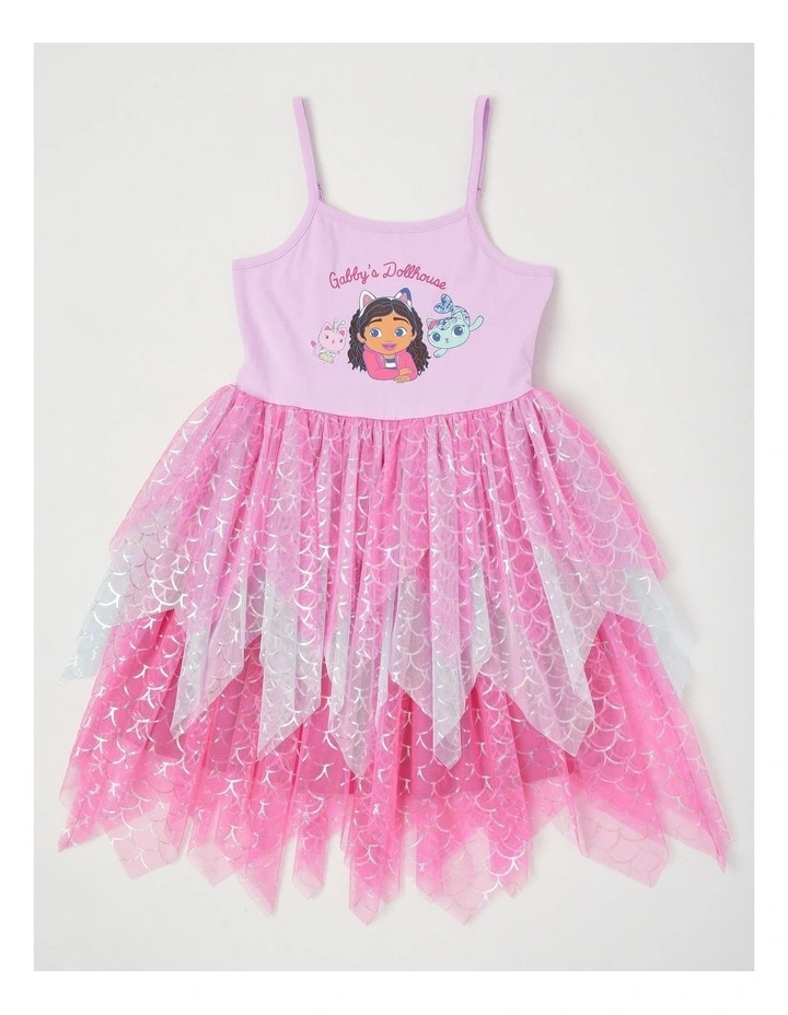 Gabby's Dollhouse Foil Tulle Dress in Orchid image 1