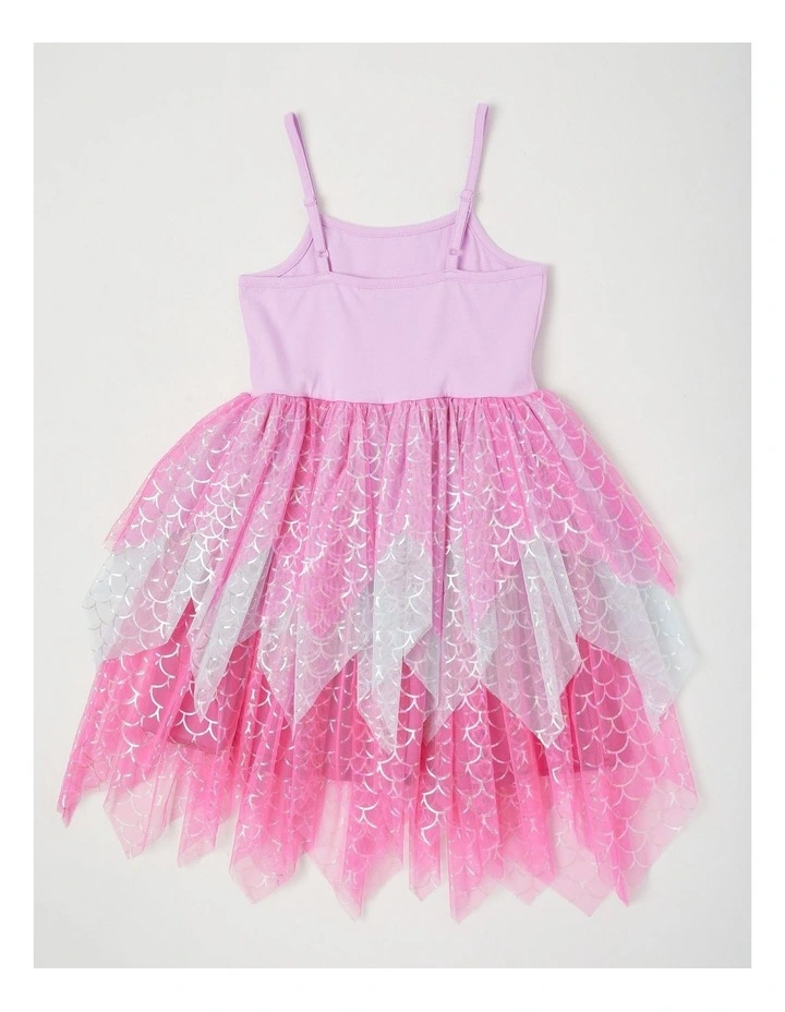 Gabby's Dollhouse Foil Tulle Dress in Orchid image 2