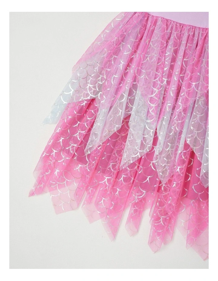 Gabby's Dollhouse Foil Tulle Dress in Orchid image 4