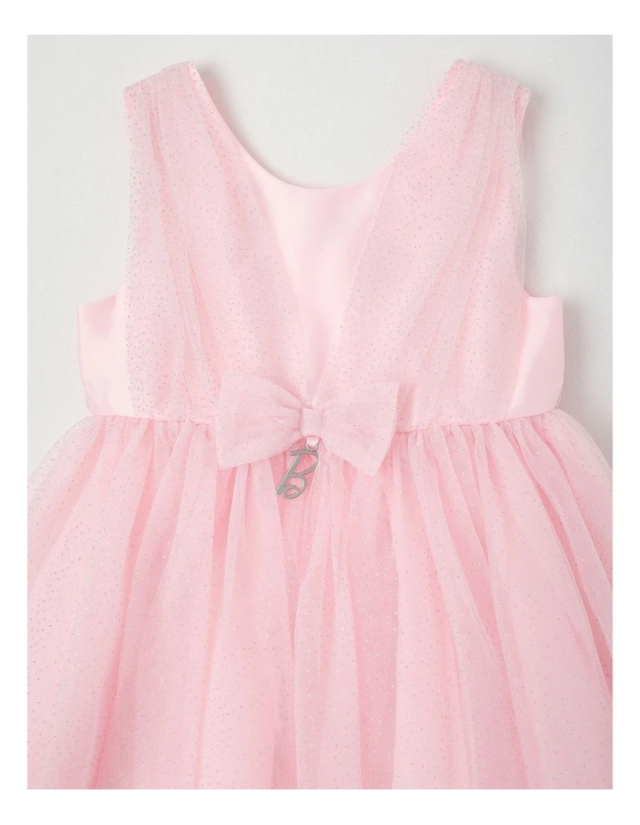 Barbie Sleeveless V Neck Dress in Pearl image 2