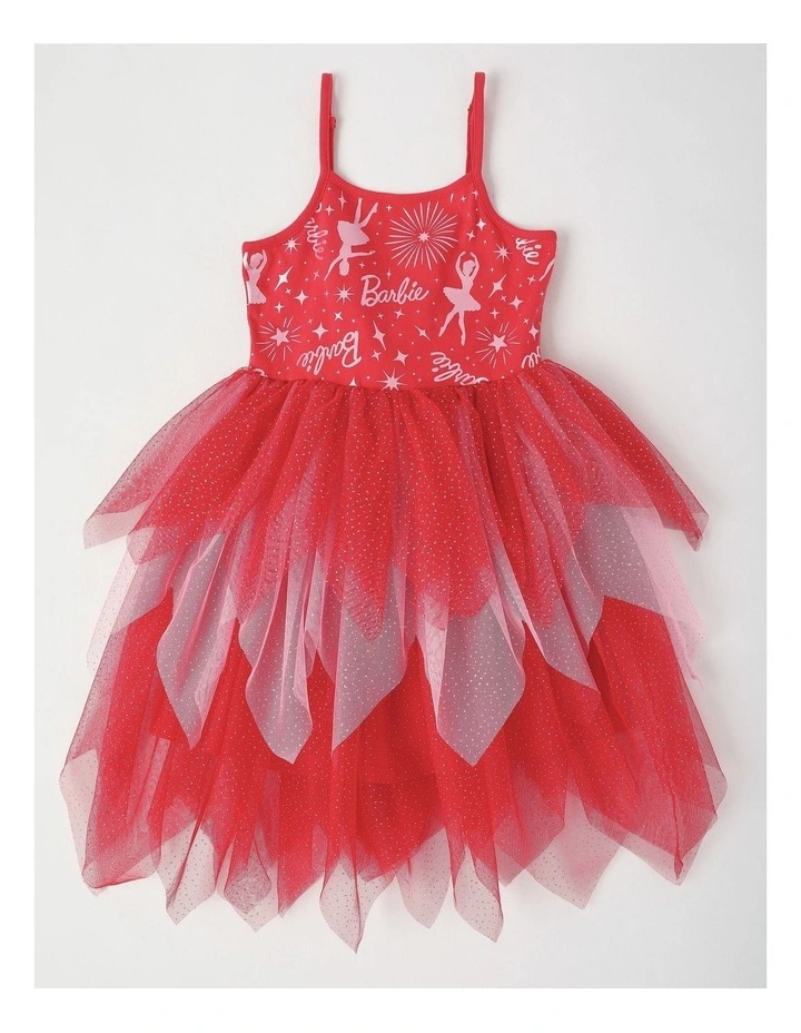 Barbie Festive Tulle Dress in Raspberry image 1