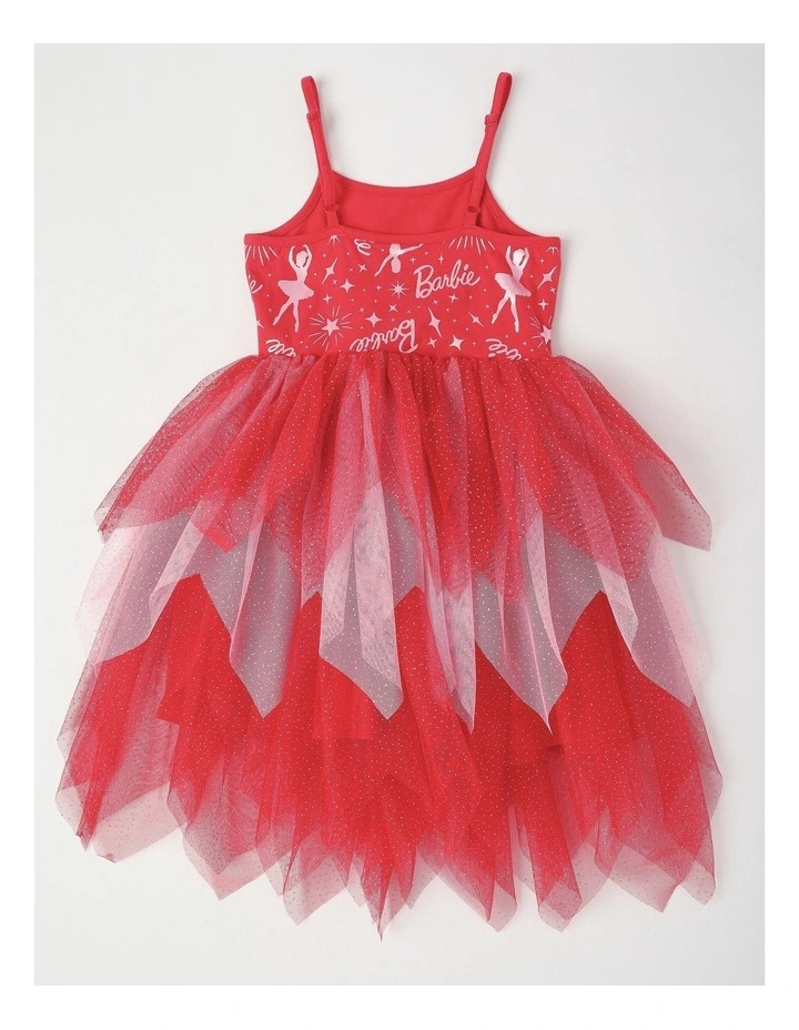 Barbie Festive Tulle Dress in Raspberry image 3