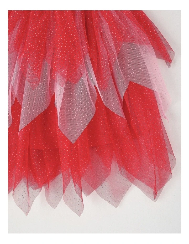 Barbie Festive Tulle Dress in Raspberry image 4