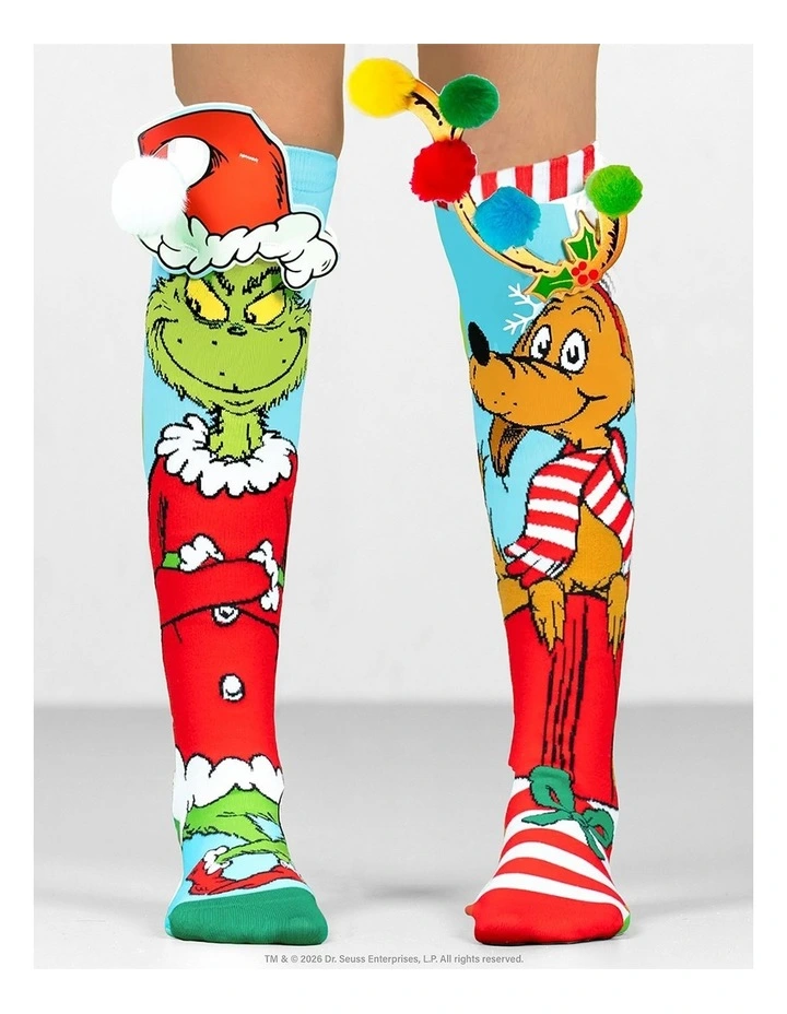 Grinch & Max Socks image 1