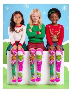 Pretty in Grinch Socks