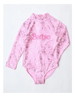 Barbie Embossed Swimwear in Pink