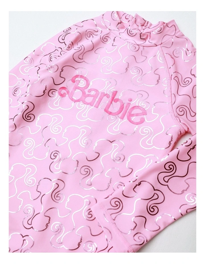 Barbie Embossed Swimwear in Pink image 2