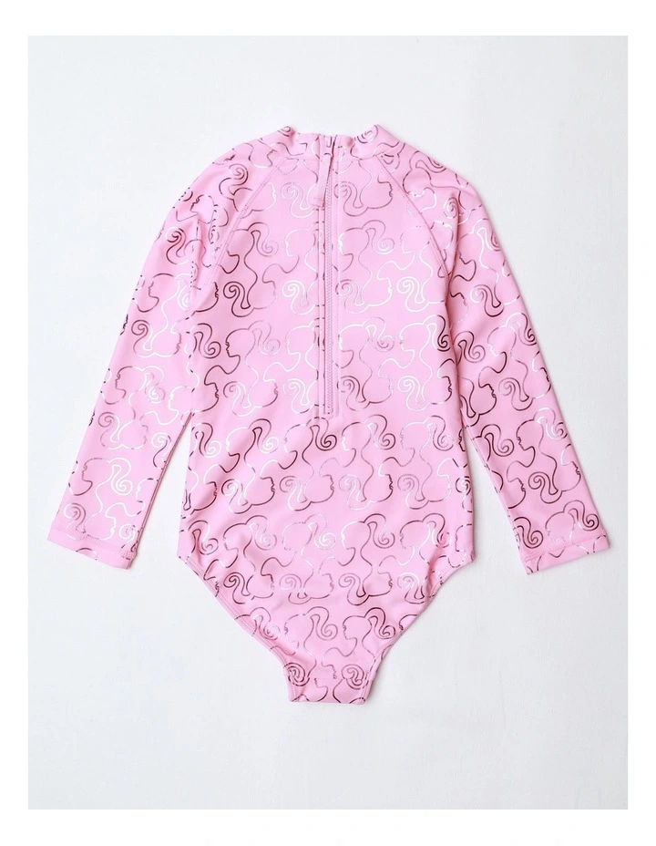 Barbie Embossed Swimwear in Pink image 3