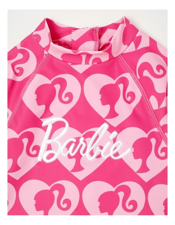 Barbie Heart Swimwear in Bright Pink image 2