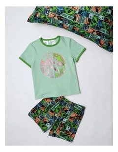 Jurassic World Logo Pyjama Seafoam