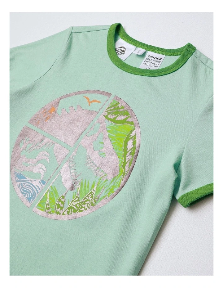 Jurassic World Logo Pyjama Seafoam image 4