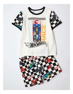 Race Track Pyjama in Vanilla