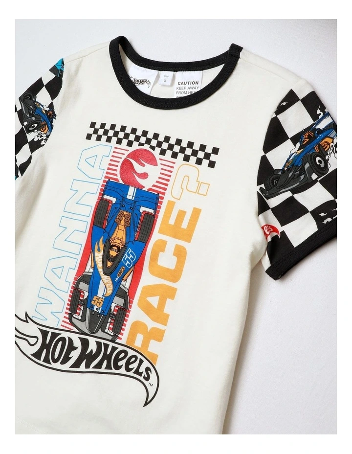 Race Track Pyjama in Vanilla image 4