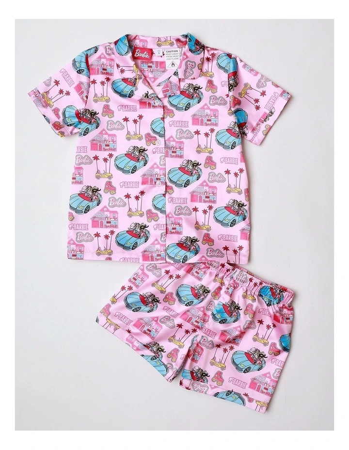 Satin Malibu Pyjama in Pink image 2