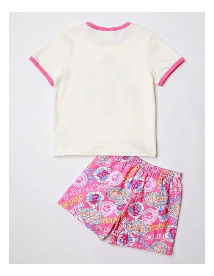 Polaroid Button Up Pyjama in Pink image 3