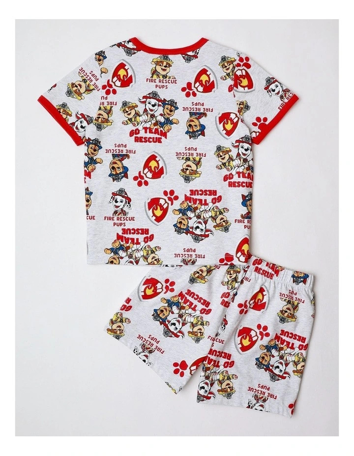 Paw Patrol Fire Rescue Pyjama in Grey Marle image 3