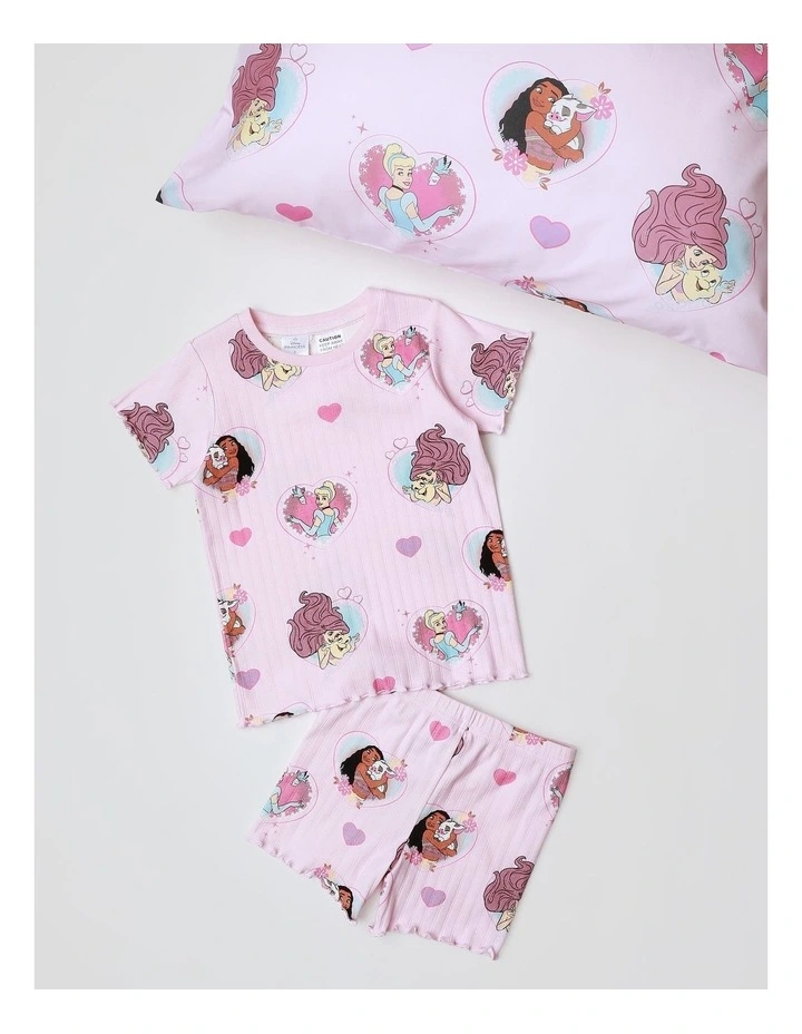 Disney Princess Heart Pyjama in Pink image 1