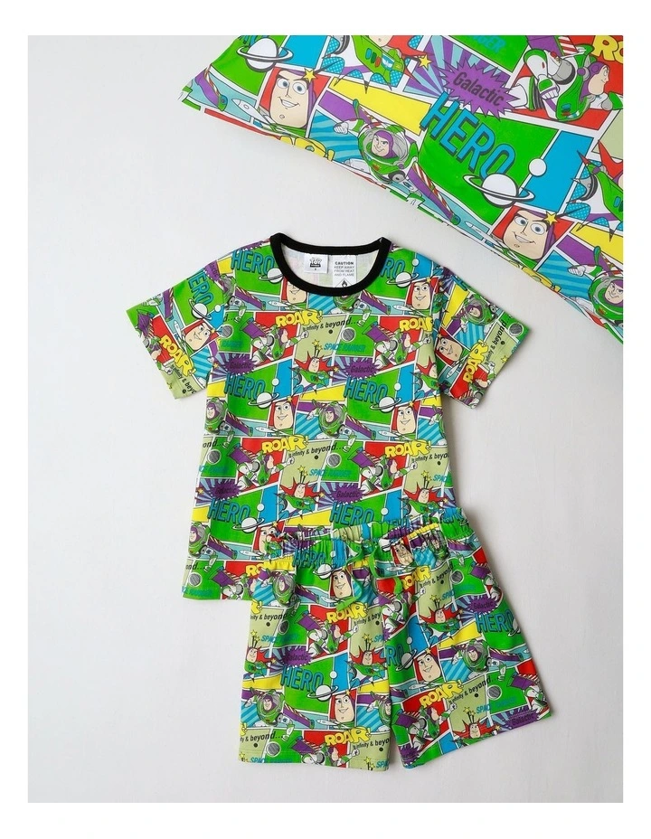 Disney Buzz Comic Pyjama With A Pillowcase Multi image 1