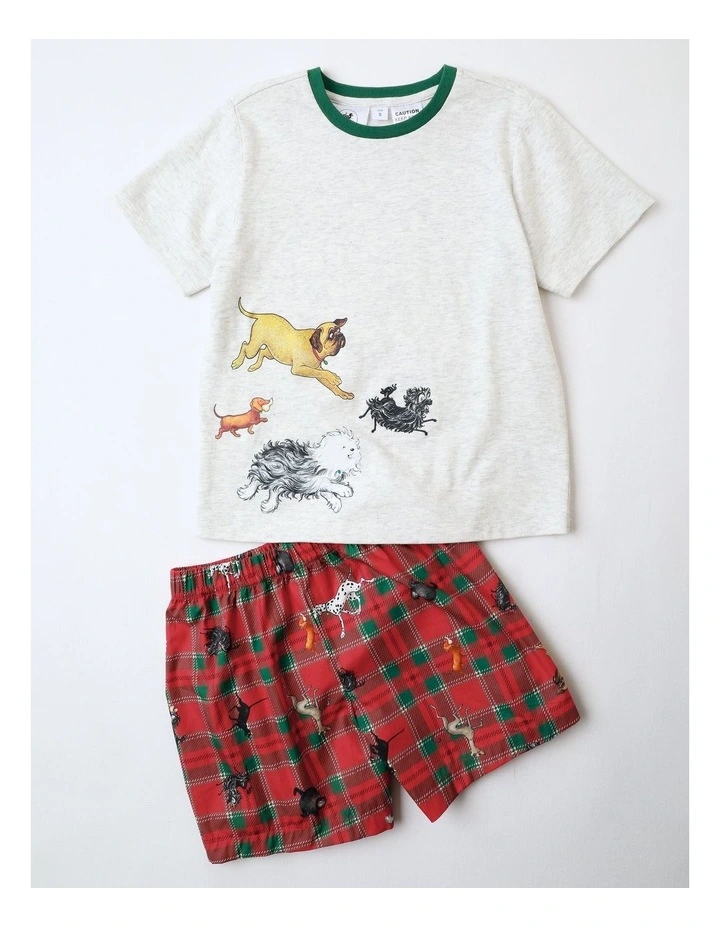 Hairy Macleary & Friends PJ Set Pyjama in Grey Marle image 1