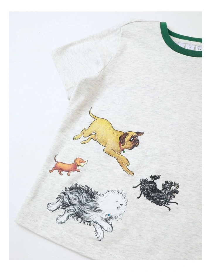 Hairy Macleary & Friends PJ Set Pyjama in Grey Marle image 2