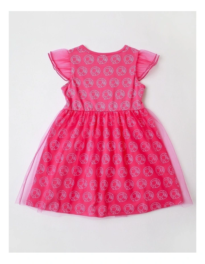 Barbie Girls Night Tulle Nightie With A Pillowcase in Hot Pink image 3