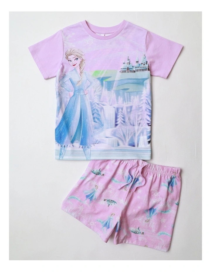 Frozen Castle Pyjama With A Pillowcase Pale Lilac image 2