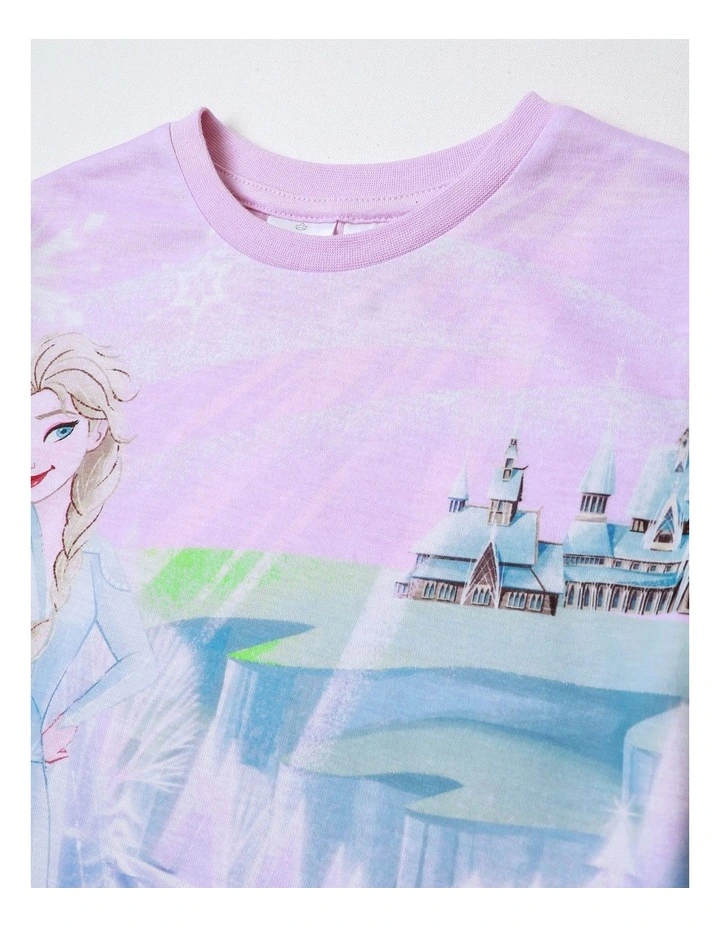 Frozen Castle Pyjama With A Pillowcase Pale Lilac image 3