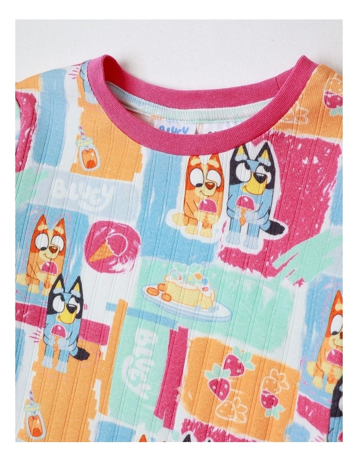 Bluey Sketchy Summer Pyjama With A Pillowcase Multi image 2