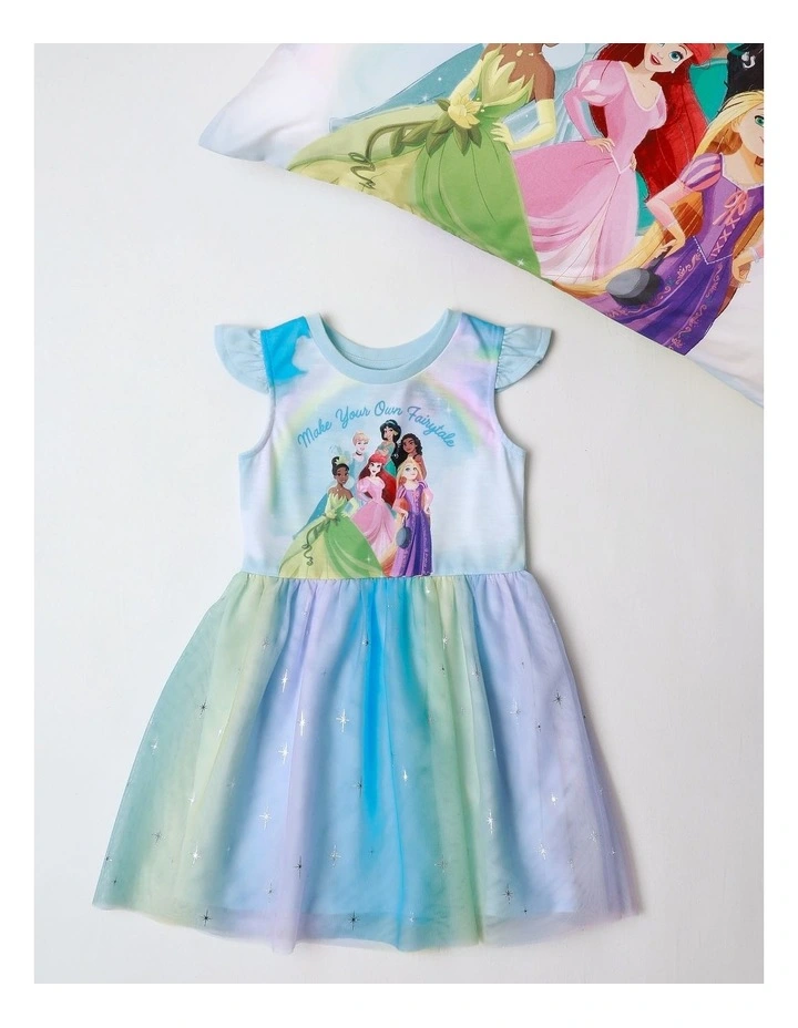 Disney Princess Tulle Nightie With A Pillowcase Rainbow image 3