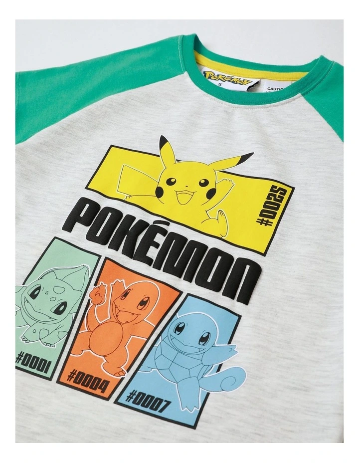 Pokemon Character Pyjama With A Pillowcase in Grey Marle image 2