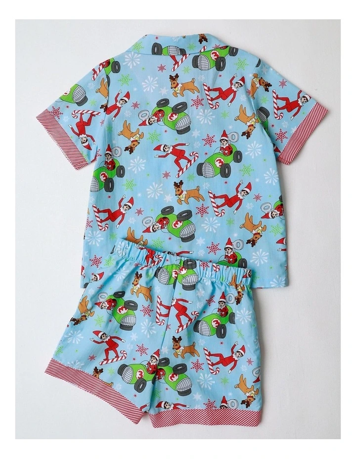 Elf On The Shelf Character Pj Set Pyjama With A Notepad in Blue image 3