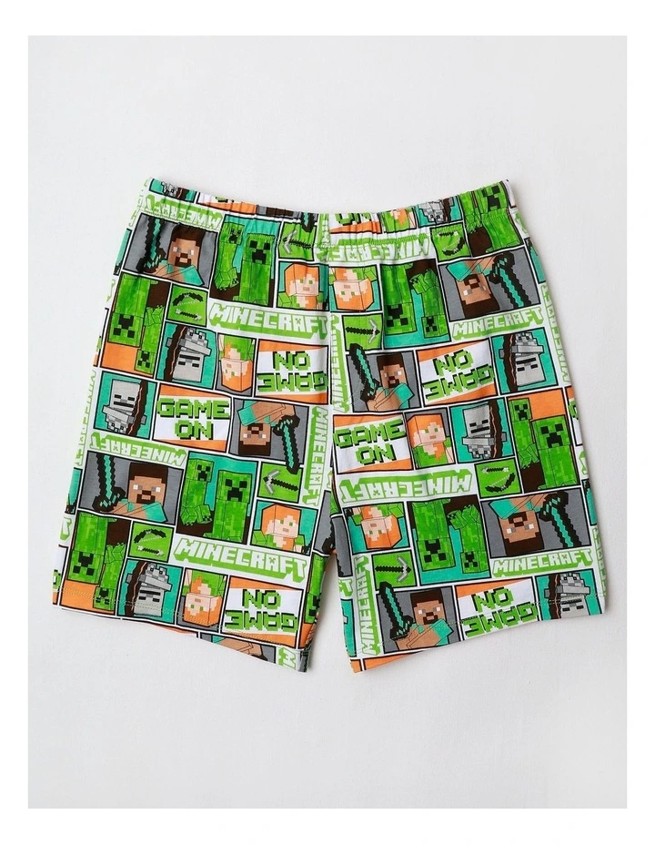 Minecraft Menu Pyjama With A Pillowcase in Grey Marle image 5