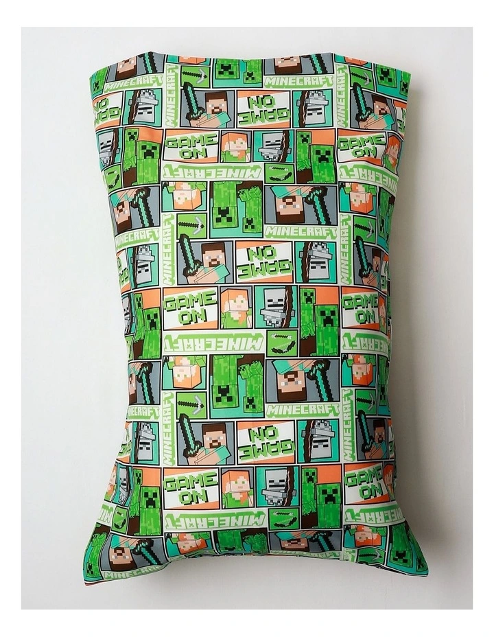 Minecraft Menu Pyjama With A Pillowcase in Grey Marle image 6