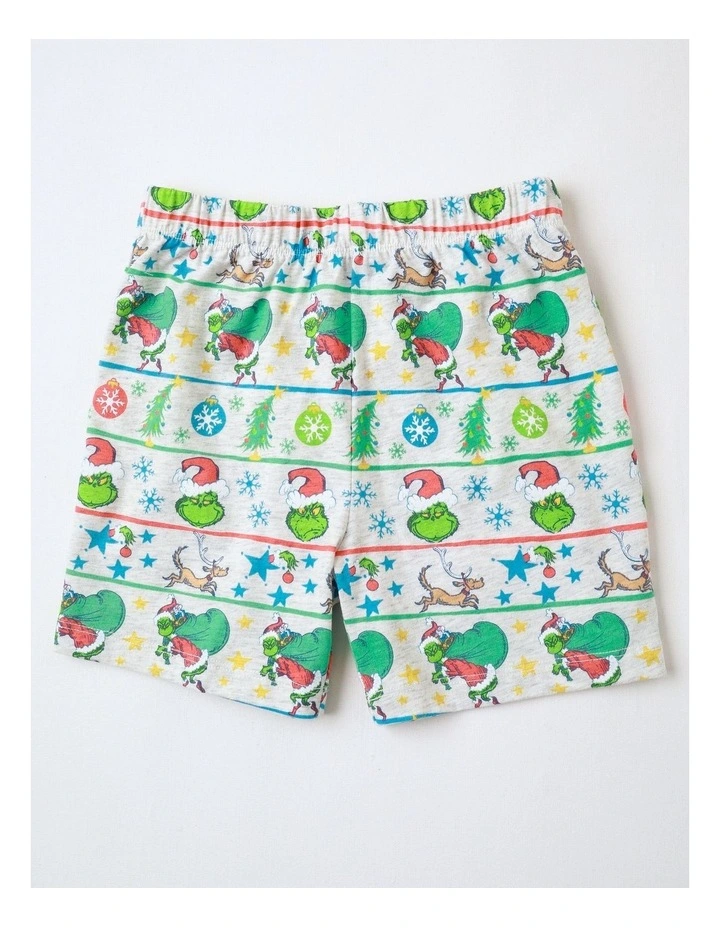 The Grinch Here For The Present Pyjama With Socks in Light Green image 4