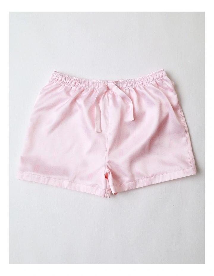 Butterfly Satin Pyjama in Pale Pink image 4
