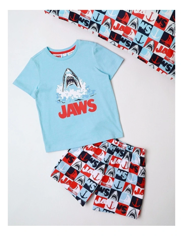 Jaws Ocean View Pyjama With A Pillowcase in Light Blue image 1