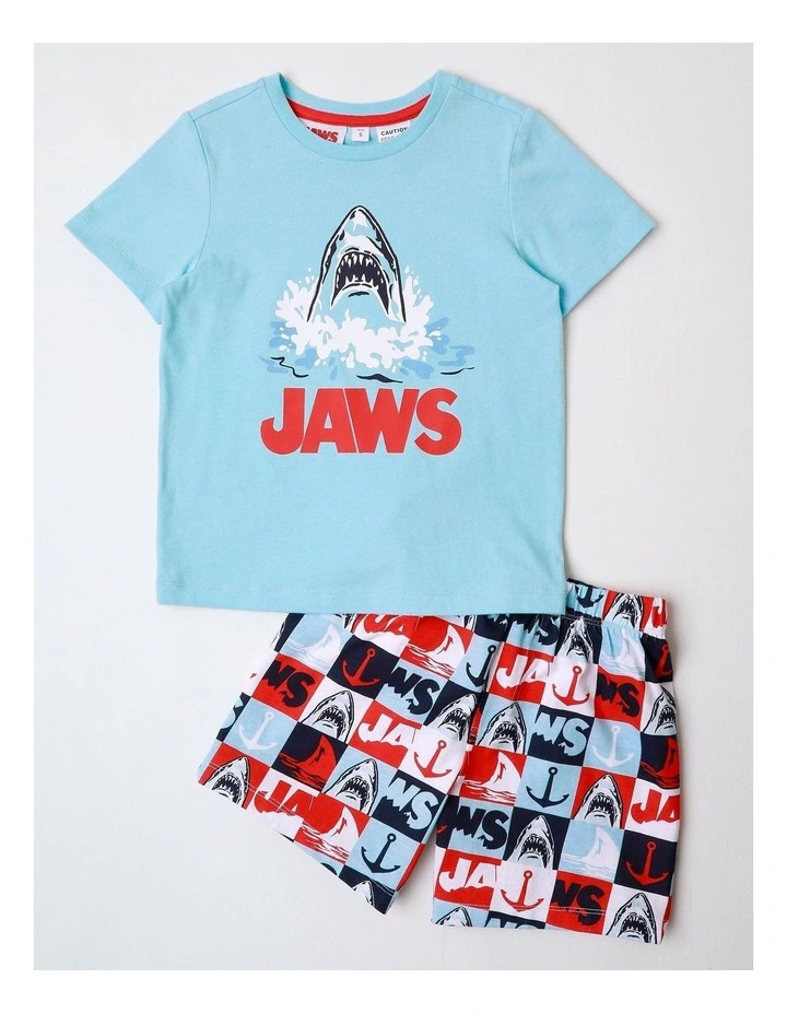 Jaws Ocean View Pyjama With A Pillowcase in Light Blue image 2