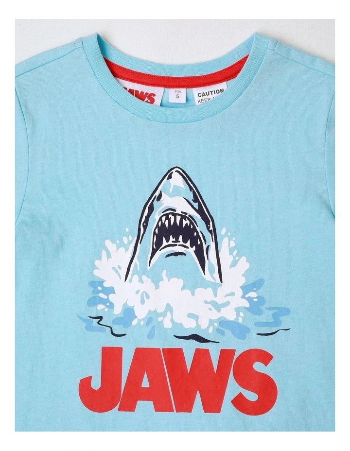 Jaws Ocean View Pyjama With A Pillowcase in Light Blue image 3